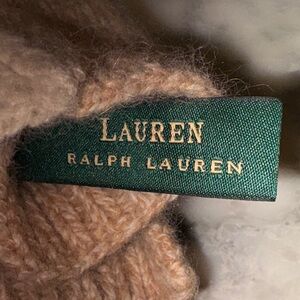 Lauren Ralph Lauren Beige Wool Scarf